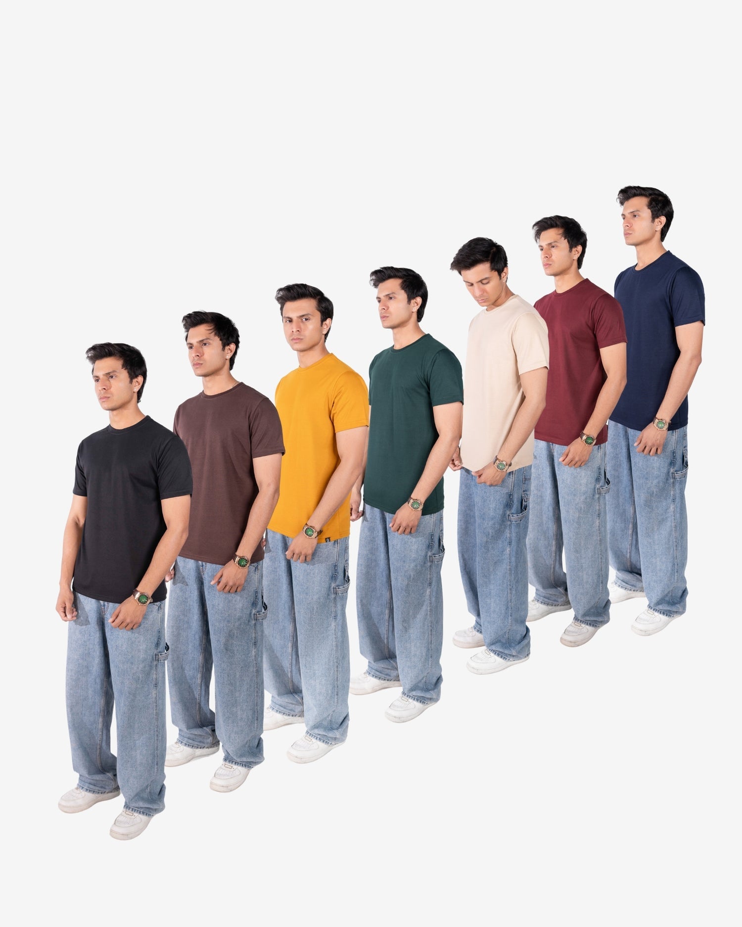 ANY PACK OF 6 BASIC TEES