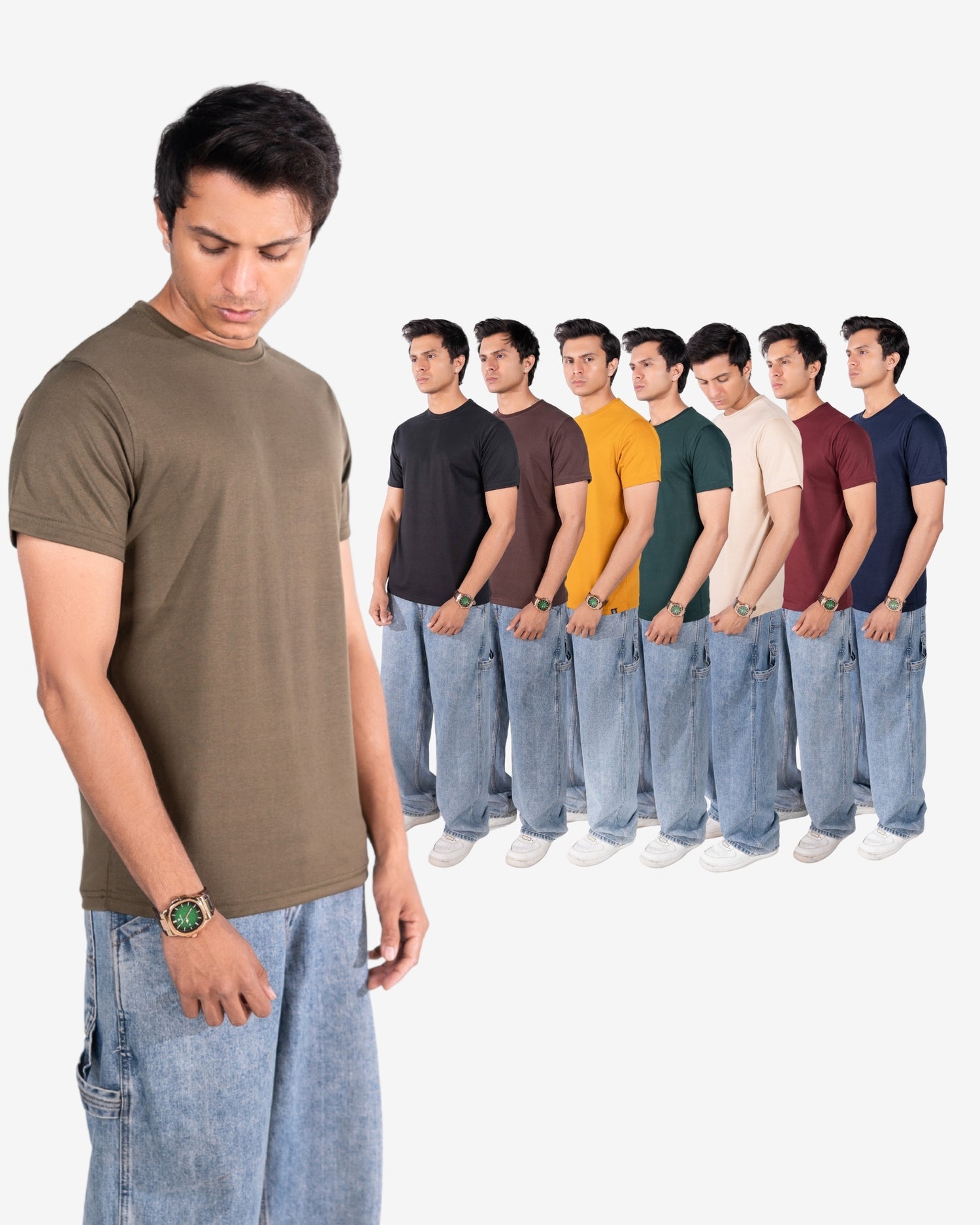 ANY PACK OF 8 BASIC TEES
