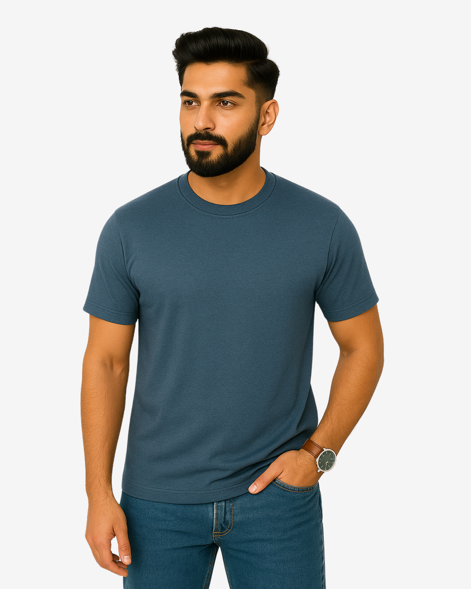 Star Blue Basic Tee