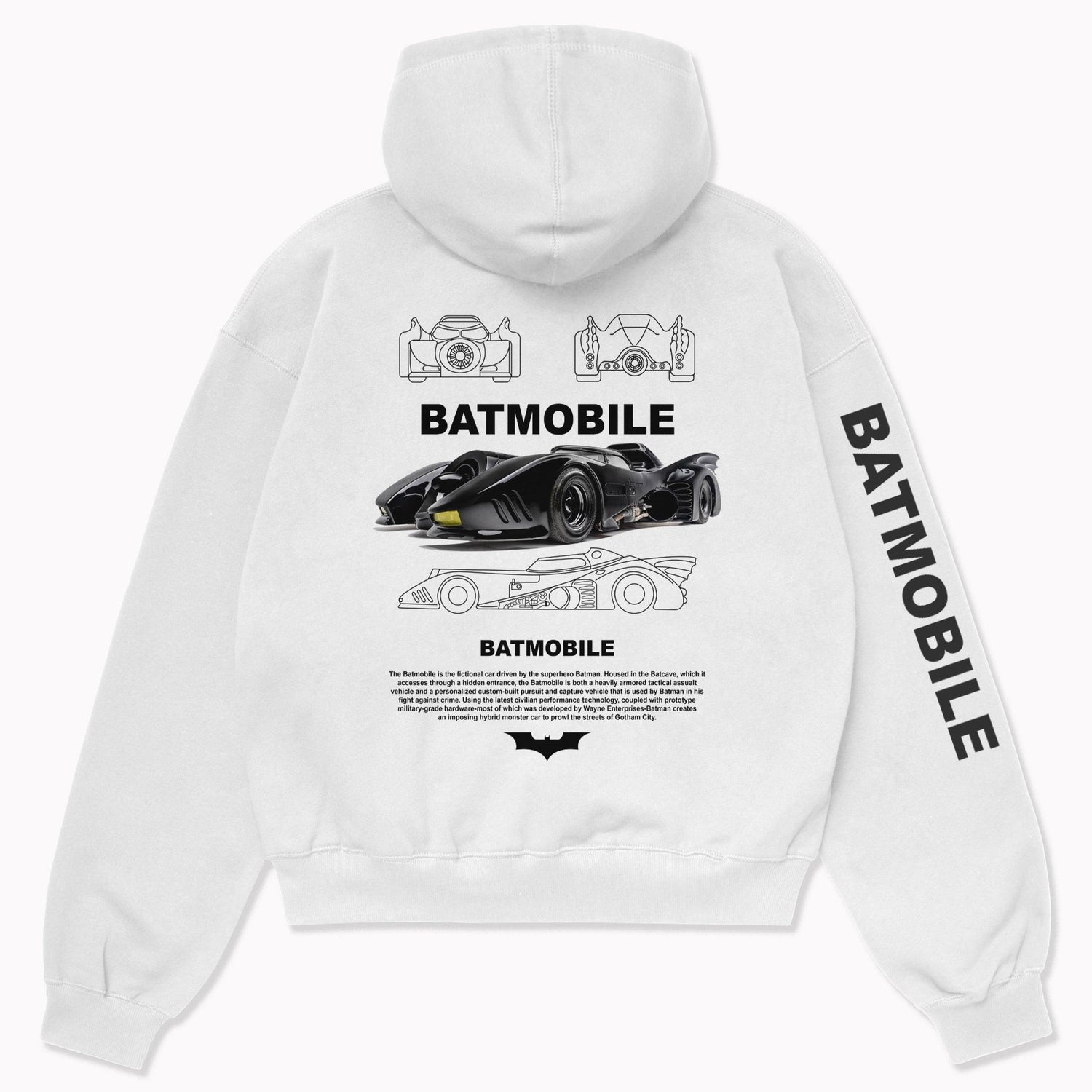 Batmobile Oversized Graphic Tee