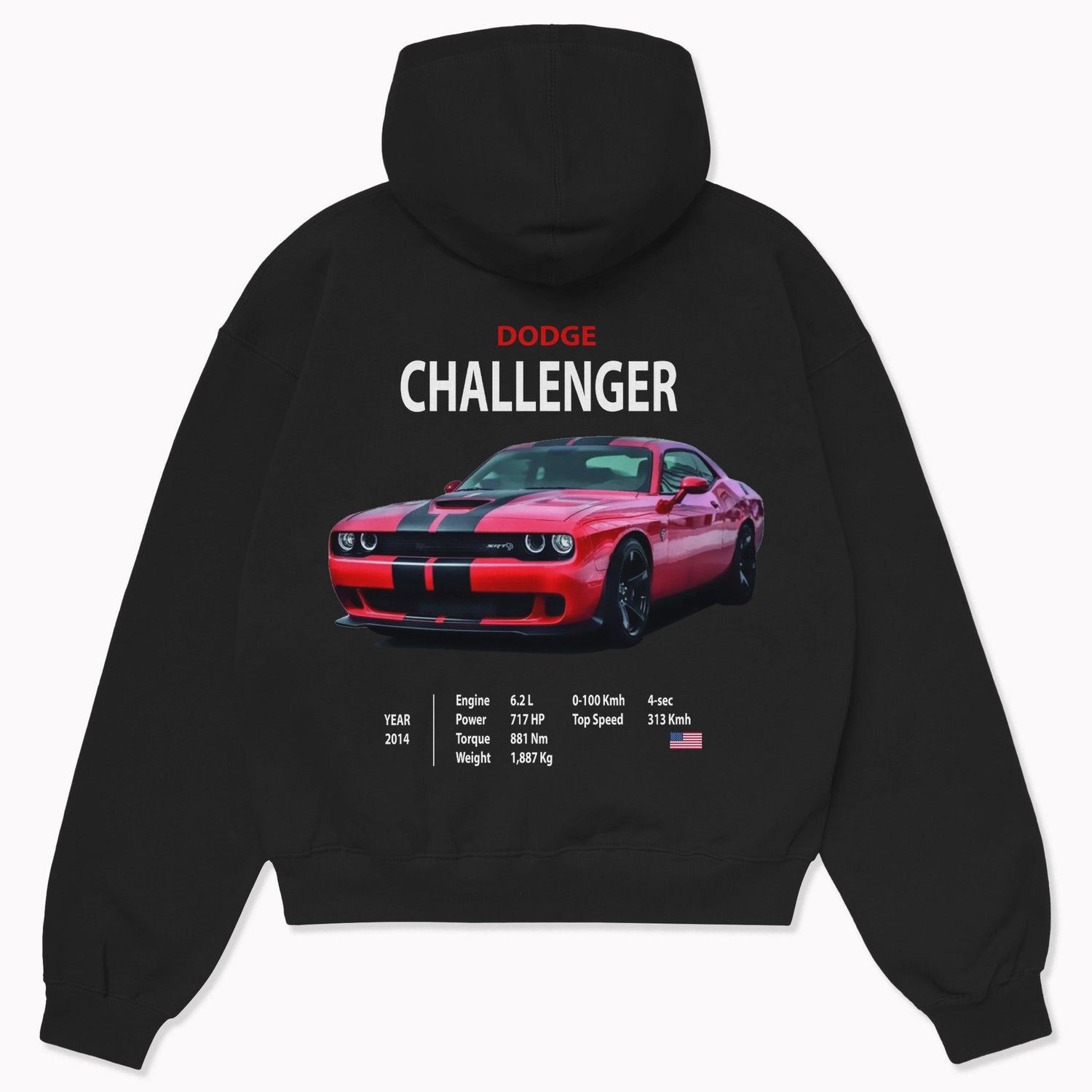 Challenger Oversized Graphic Hoodie