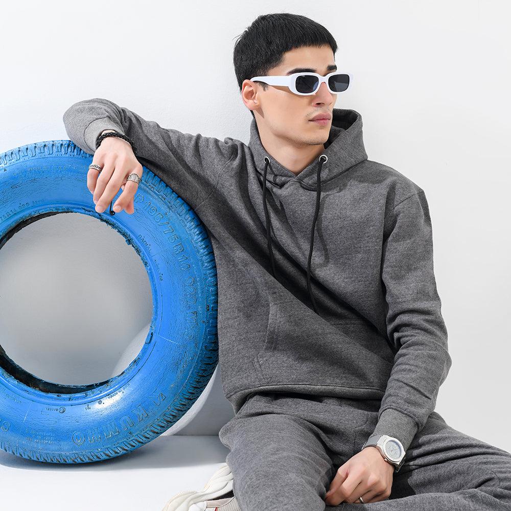 Charcoal Fleece Hoodie