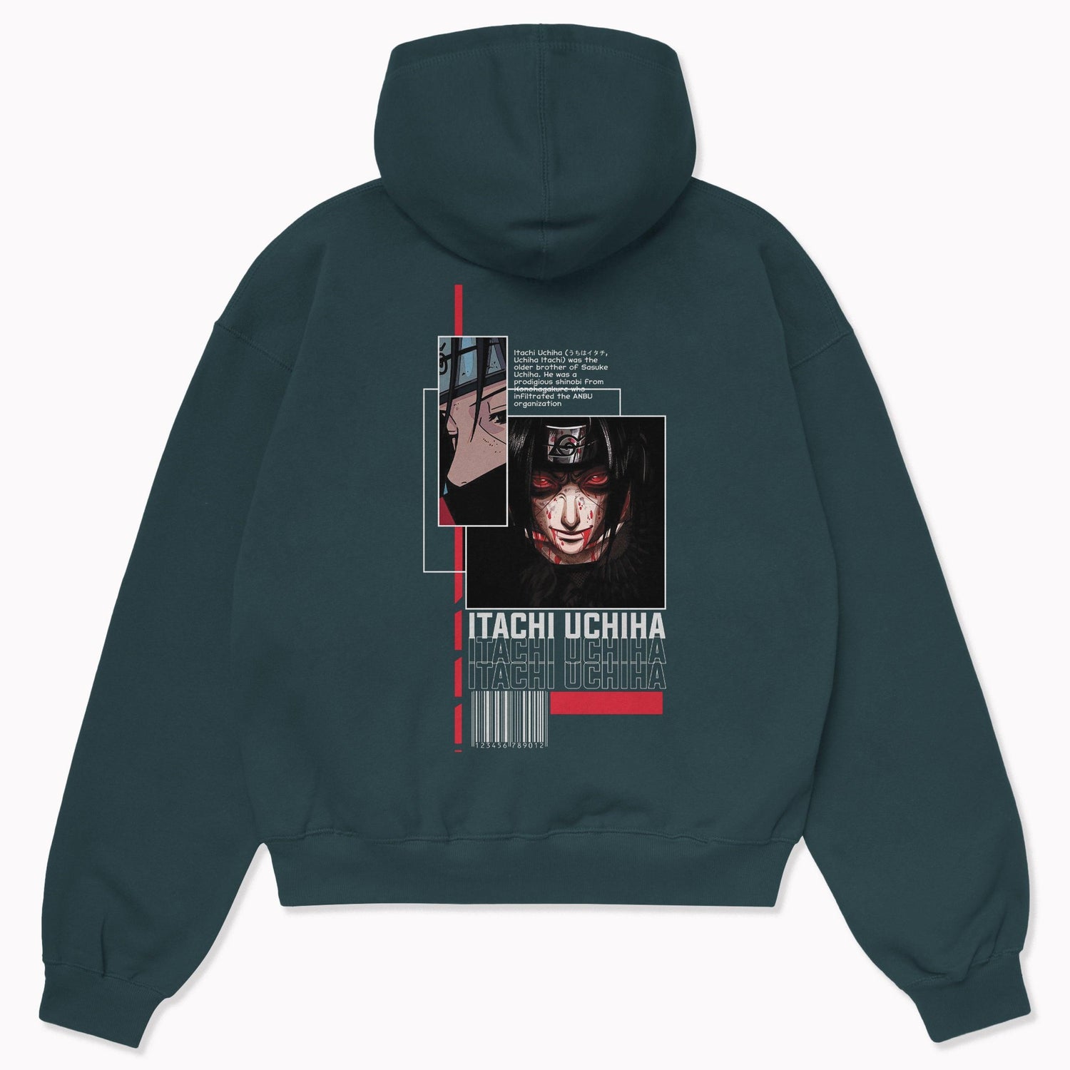 Itachi Oversized Graphic Hoodie
