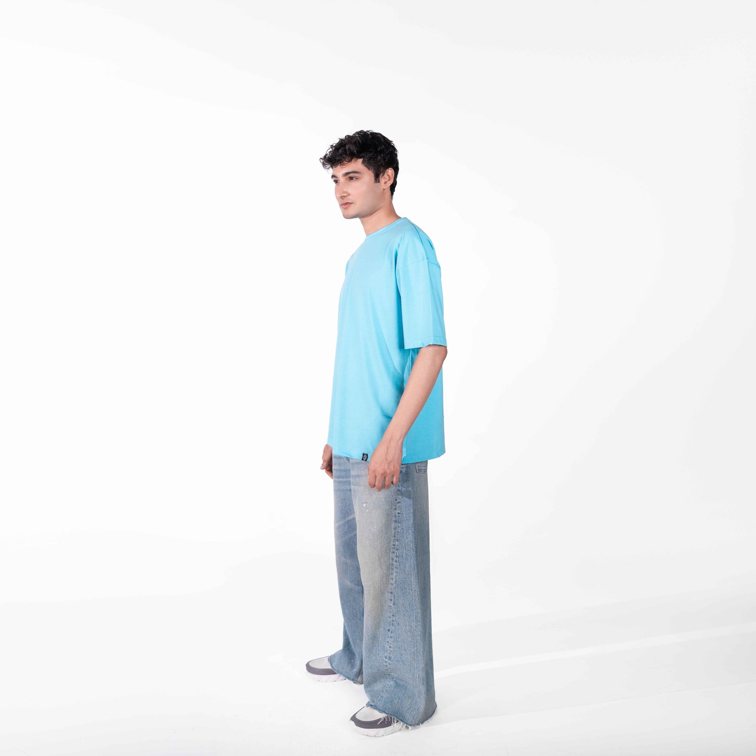 Oversized Sky Blue Tee