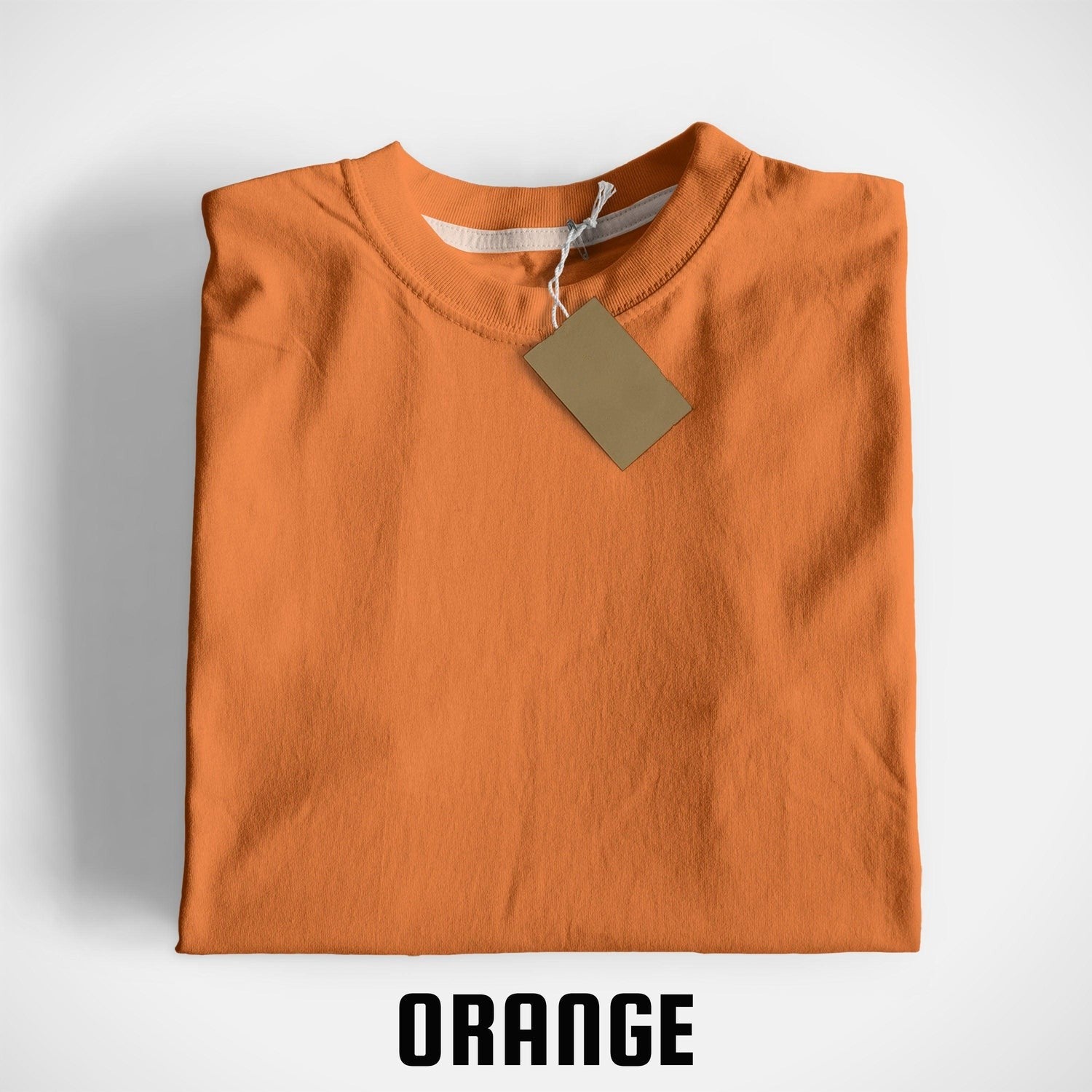 Orange Basic Tee