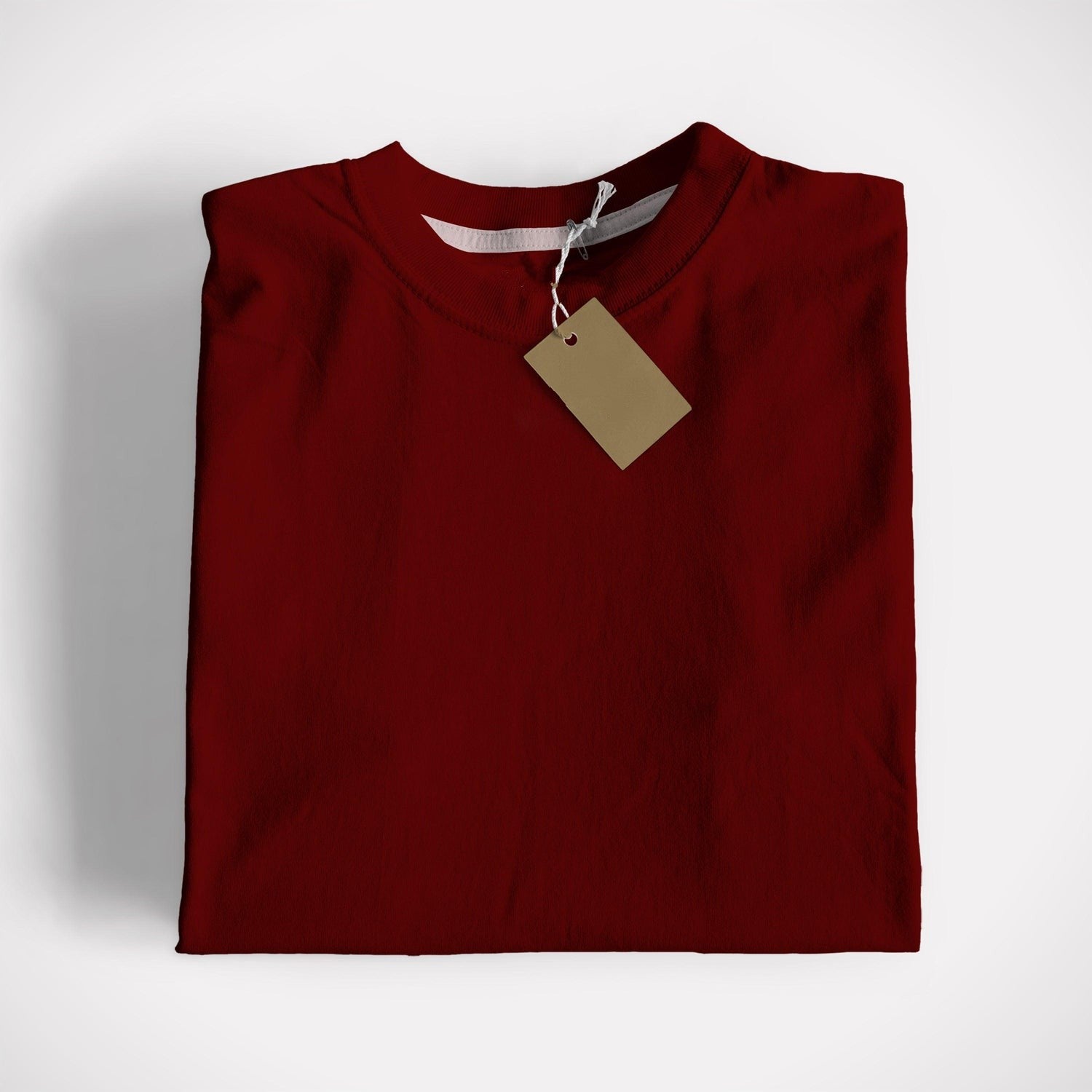 Maroon Basic Tee