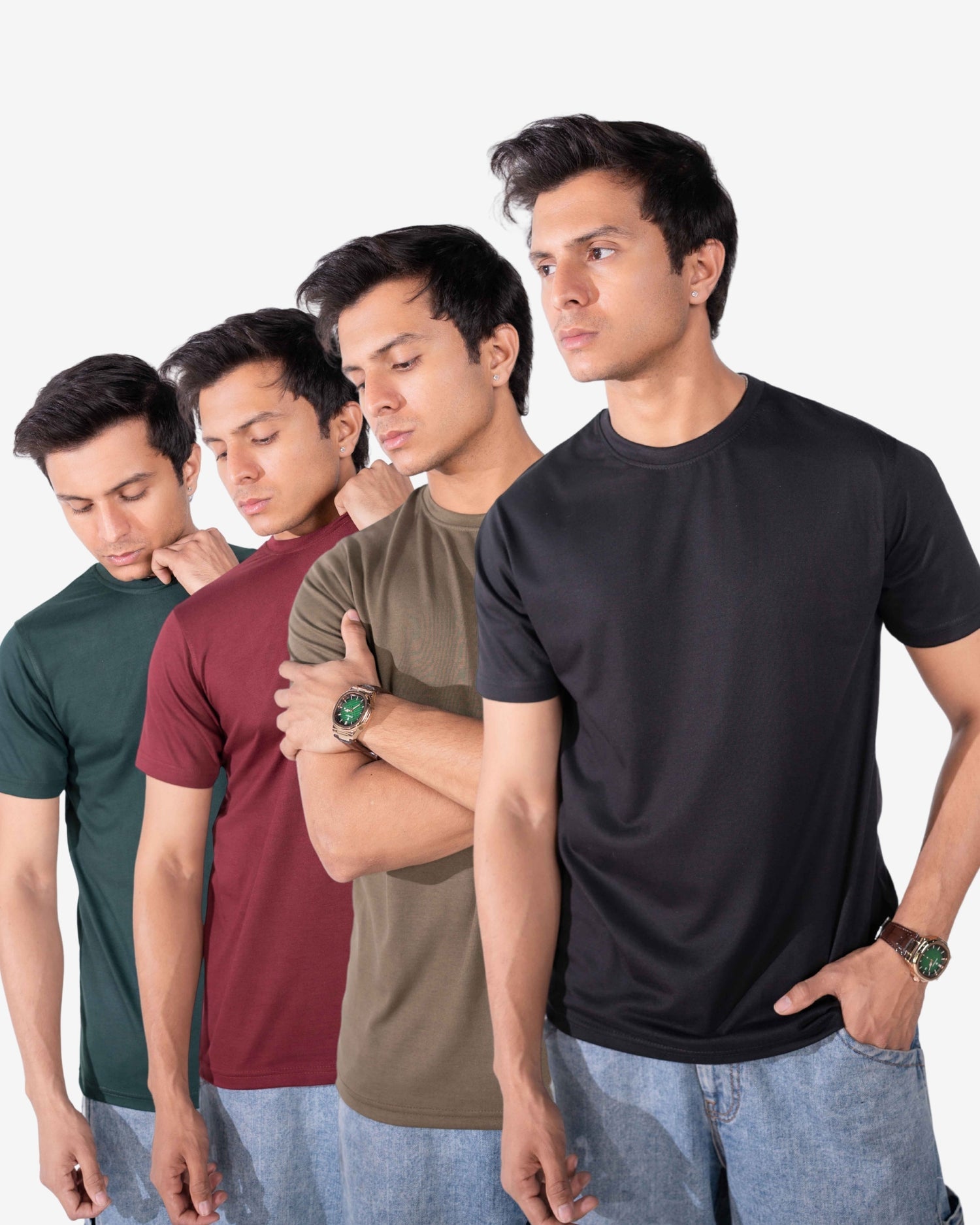 Pack Of 4 Basic Tees