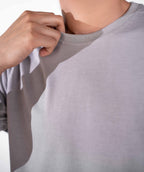 Oversized Steel Grey Tee