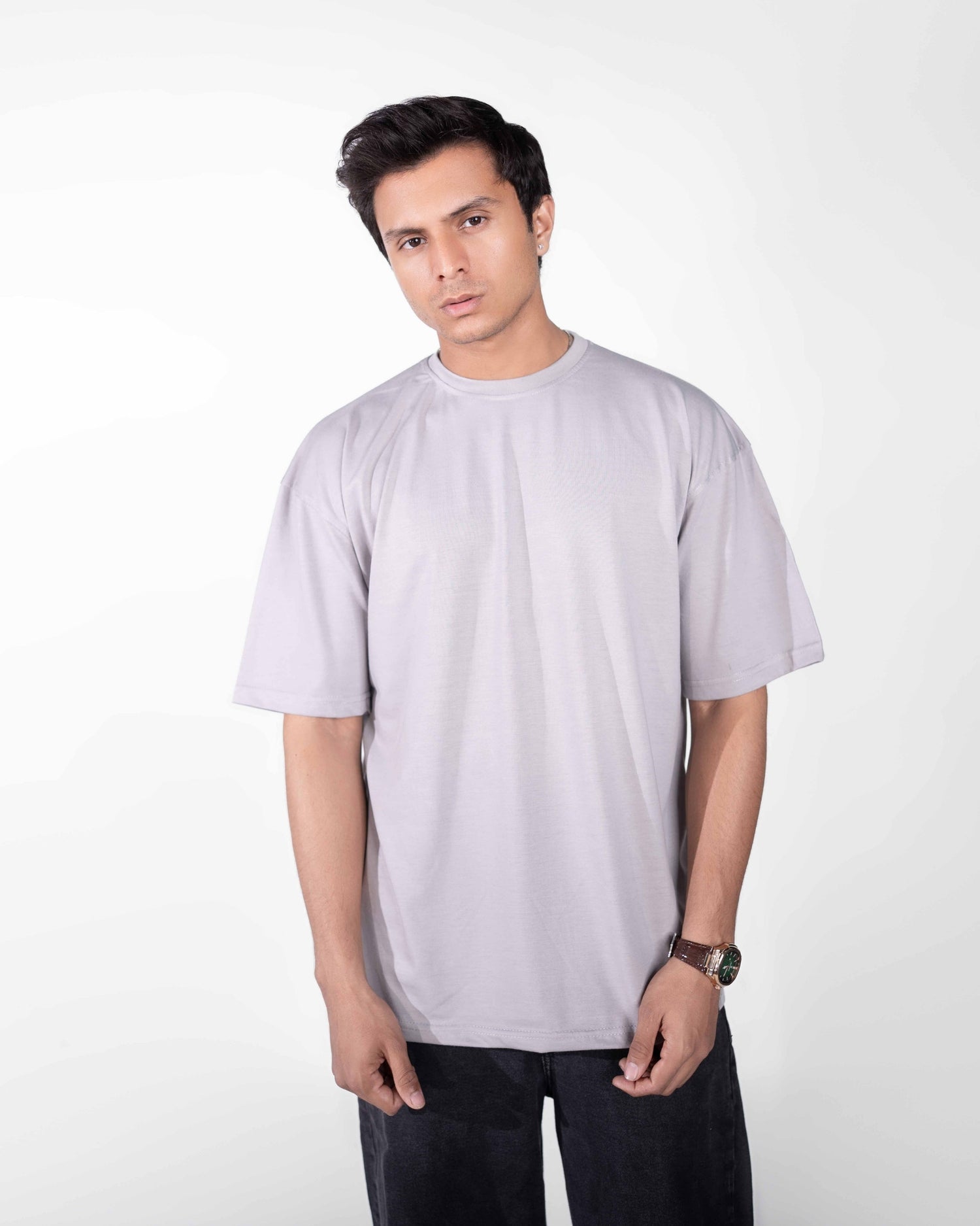 Oversized Steel Grey Tee