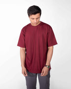Oversized Maroon Tee