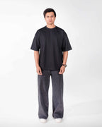 Oversized Black Tee
