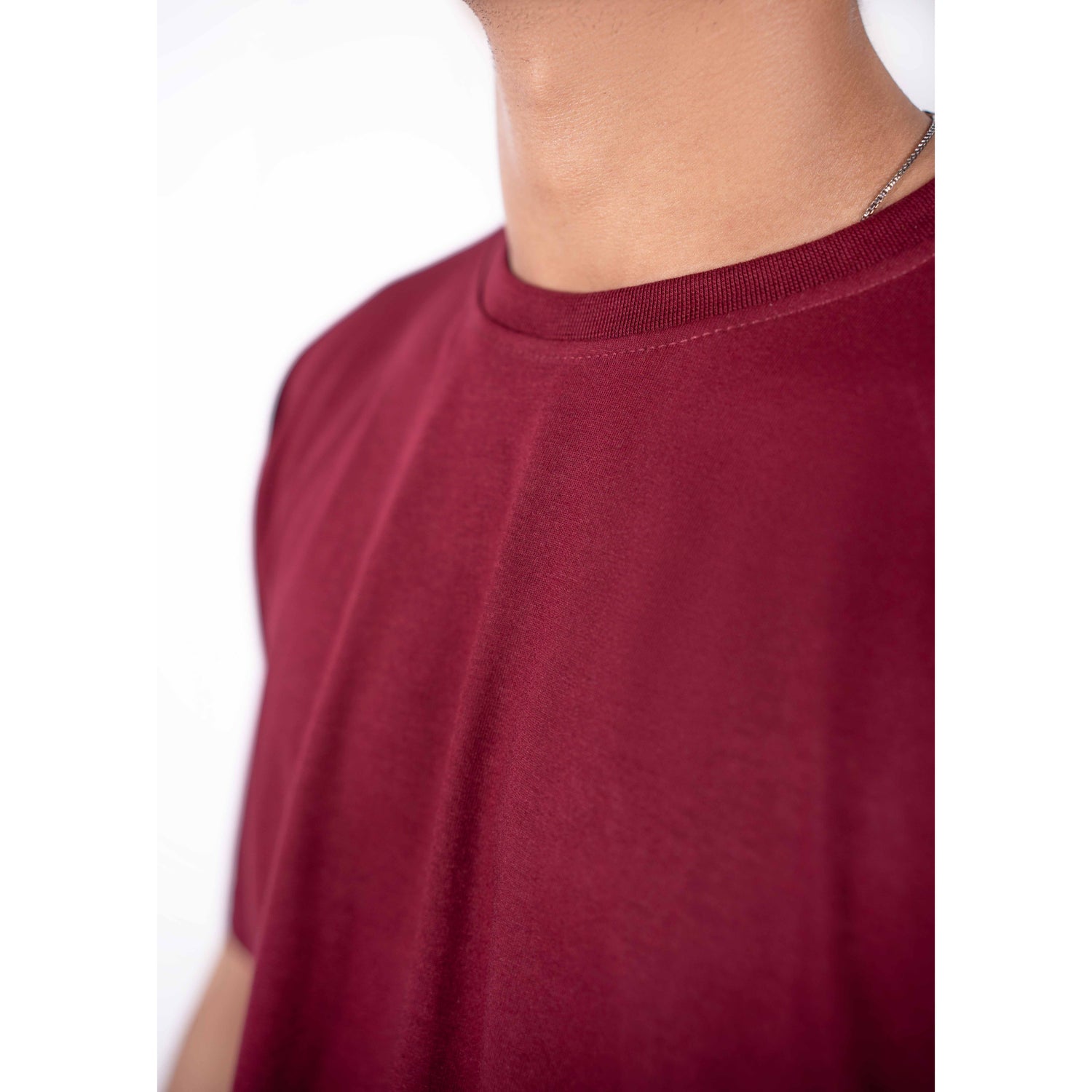 Oversized Maroon Tee
