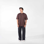 Oversized Dark Brown Tee