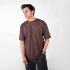 Oversized Dark Brown Tee