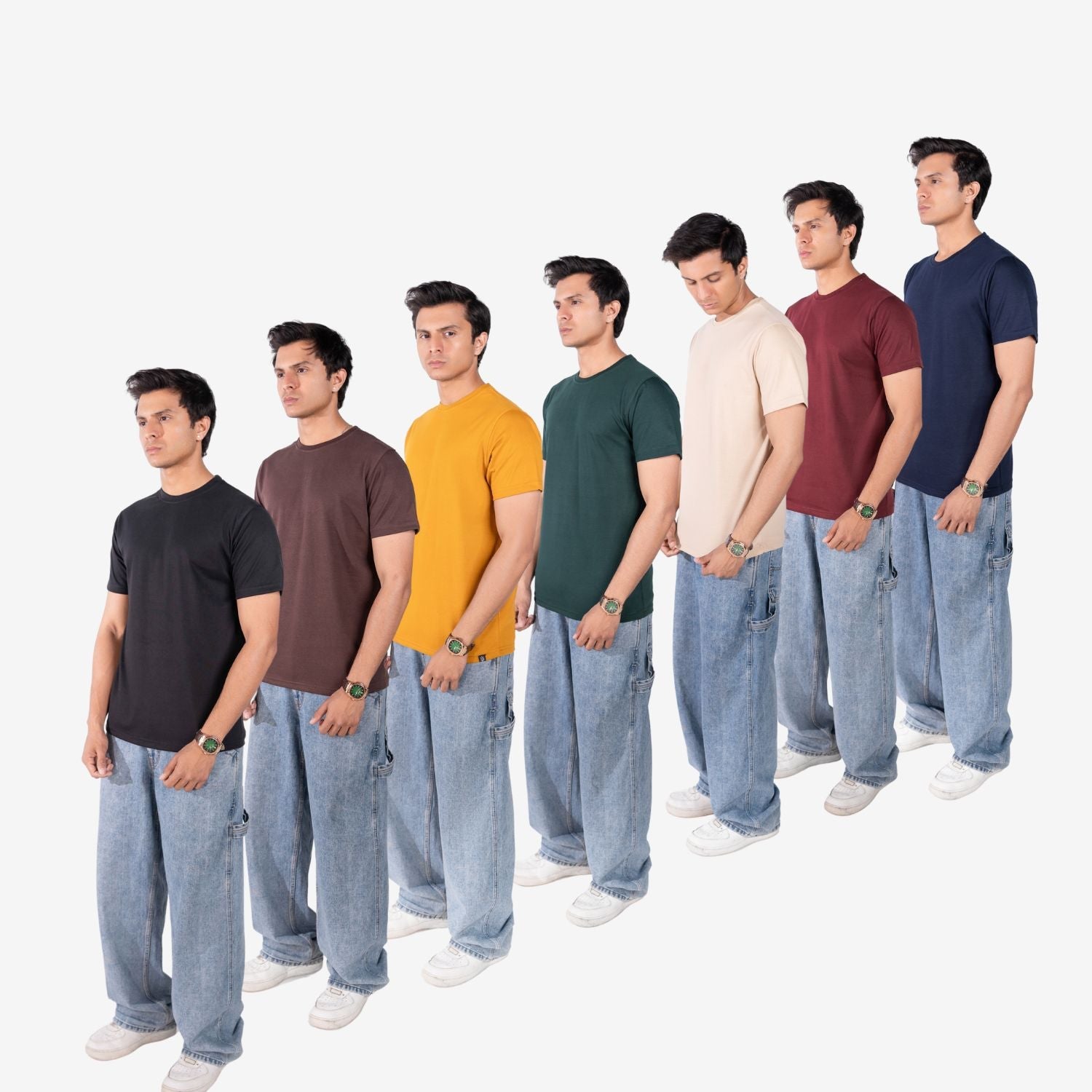 ANY PACK OF 7 BASIC TEES