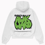 Socially Awkward Oversized Graphic Hoodie