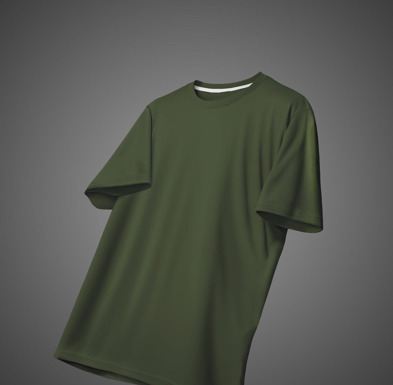 Oversized Olive Tee