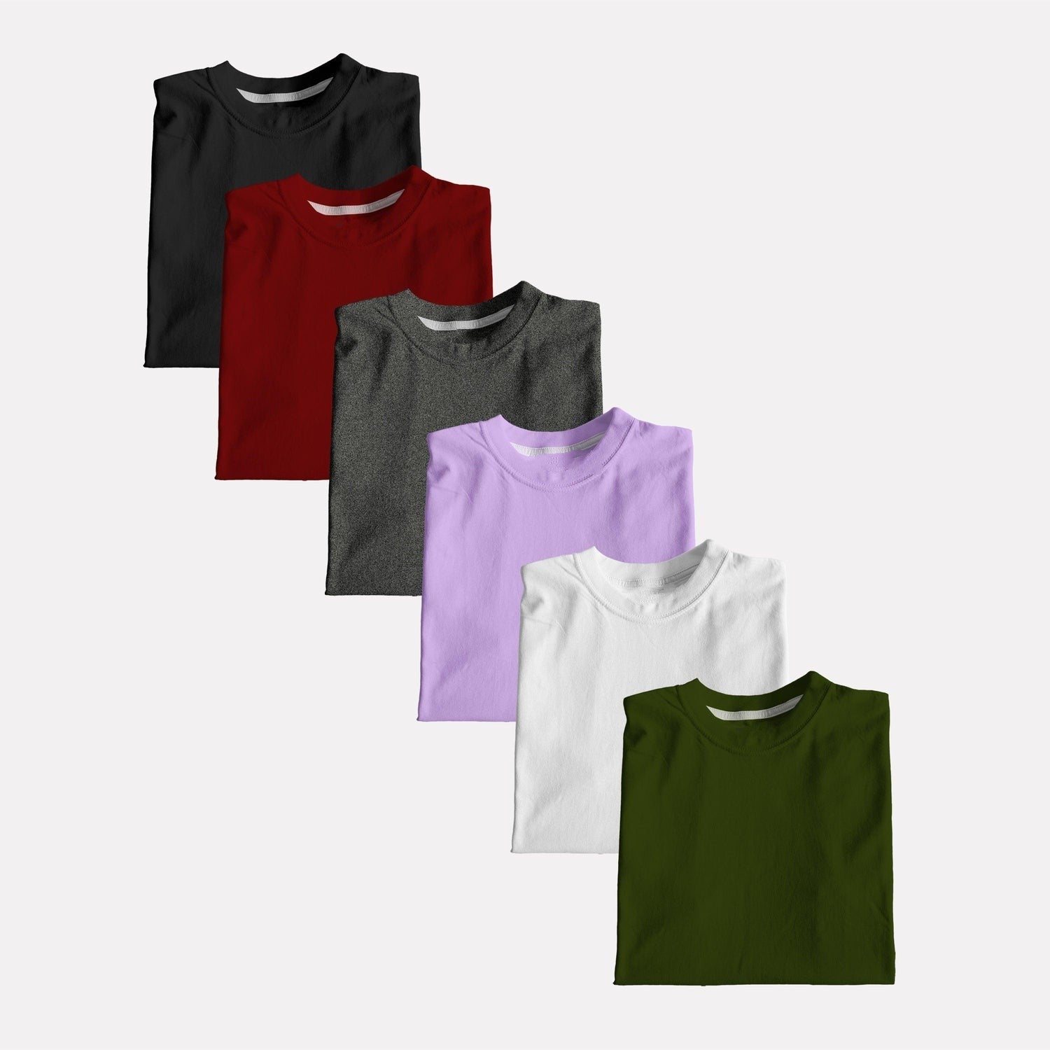 ANY PACK OF 6 BASIC TEES