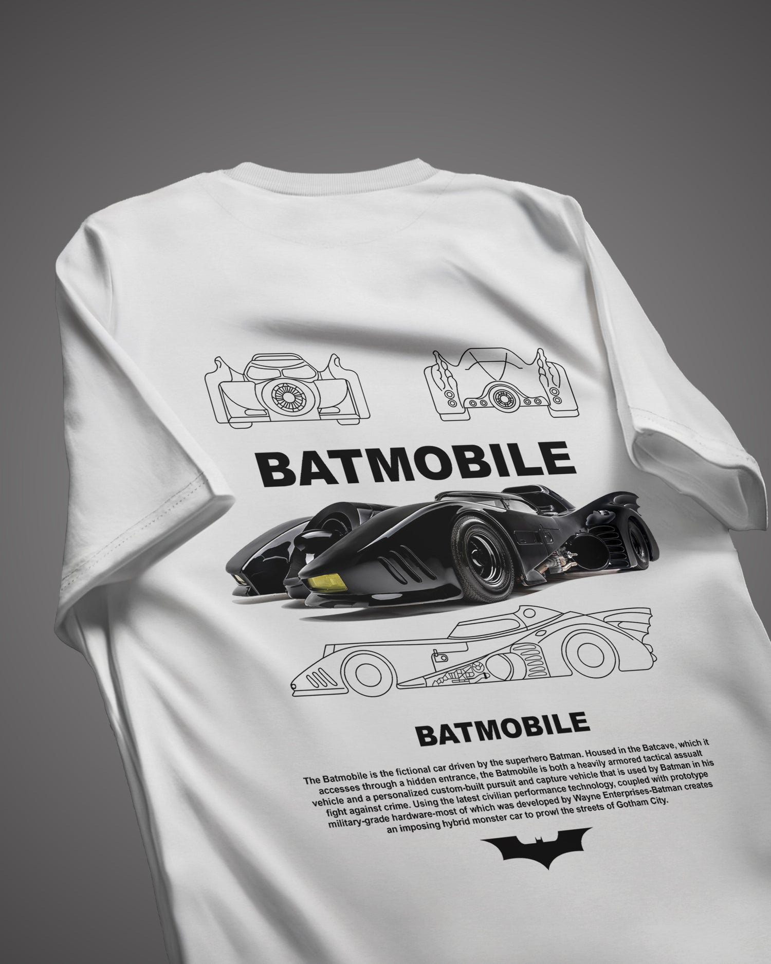 OVERSIZED BATMOBILE TEE