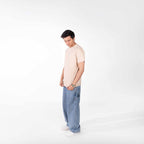 Light Cream Basic Tee